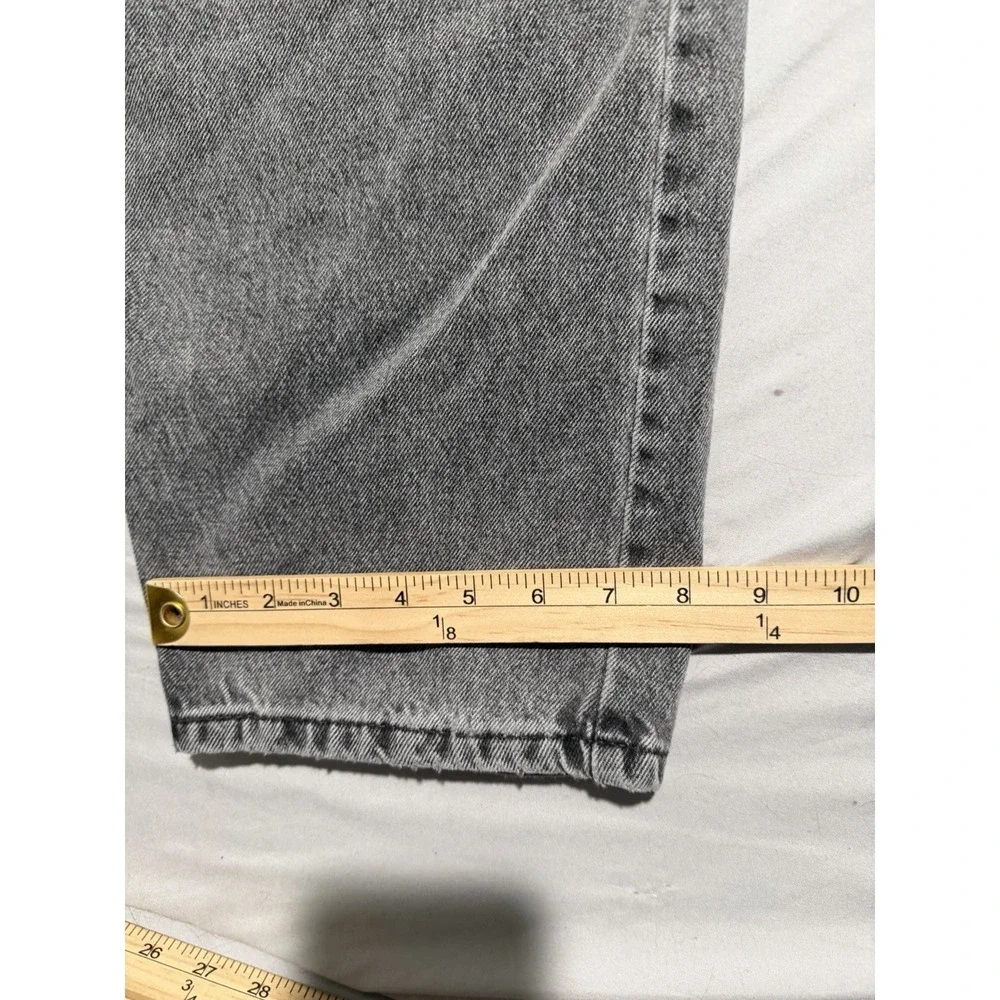 Levi Strauss &‎ Co 511 waterless grey distressed jeans men's 40x30